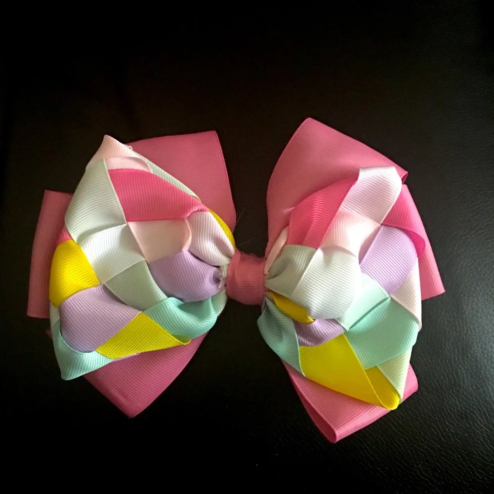 Multicolor Big Bow Girls, Bow Hair accesories